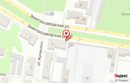 Магазин автозапчастей Омега на Электрозаводской улице на карте