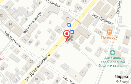 Салон ОртоИзделия на улице Дзержинского на карте