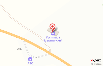 Гостиница Ташантинский ТЛТ на карте