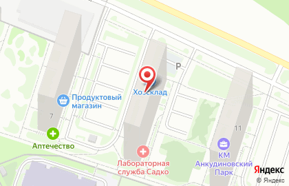 Хозсклад на карте