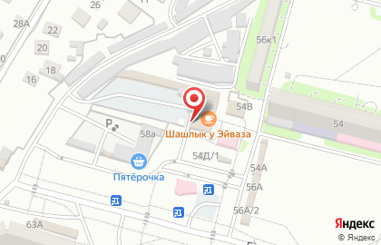Автостоянка в Астрахани на карте