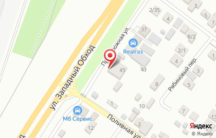 Автотехцентр на ​Придорожой, 45 на карте