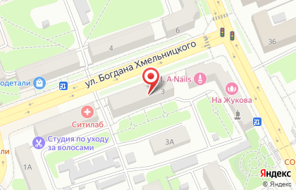 Туристическое агентство Alex Tour на улице Б.Хмельницкого на карте