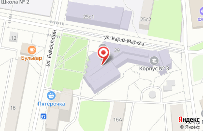 Глазовский государственный педагогический институт им. В.Г. Короленко, Факультет педагогического и художественного образования на карте