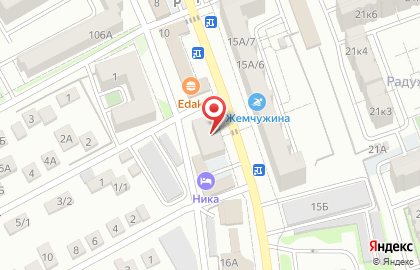 Супермаркет Пятёрочка на Никольской улице на карте
