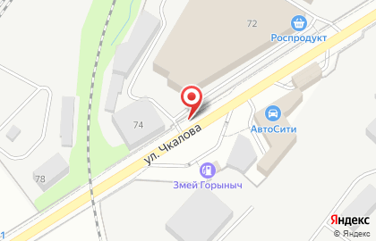 Продуктовый магазин Роспродукт на улице Чкалова на карте