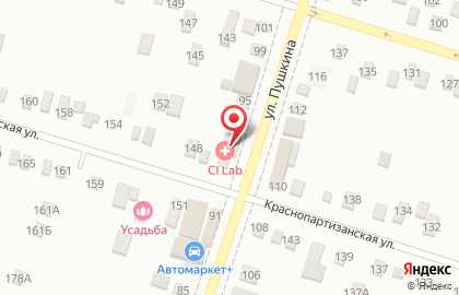 Медицинская лаборатория CL LAB на Краснопартизанской улице на карте
