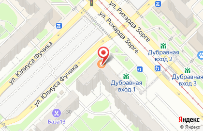 Магазин разливных напитков Золотая кружка на улице Рихарда Зорге на карте