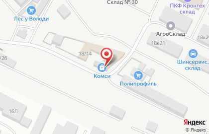 Комси в Волгограде на карте
