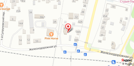 Студия массажа и электроэпиляции NeSpa на Железнодорожной улице на карте