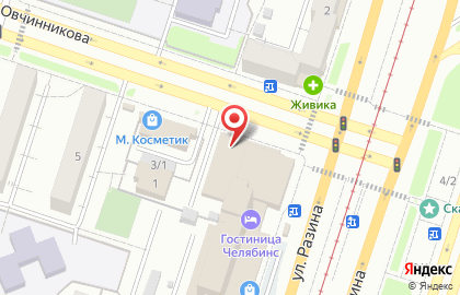 Супермаркет Пятёрочка в Советском районе на карте