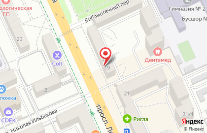 Цветочная мастерская на проспекте Ленина на карте