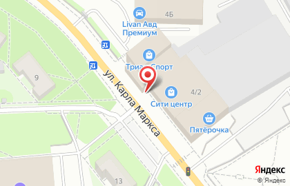 Магазин корпусной мебели Главмебель на улице Карла Маркса на карте