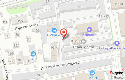 Технологии безопасности, ООО на улице Николая Островского на карте