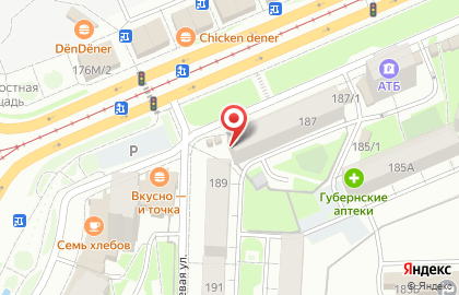 Творческая мастерская Алиса в Свердловском районе на карте