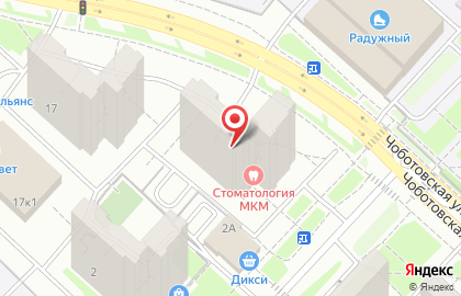 Гагаринский Банк кб ЗАО (ул Чоботовская) на карте