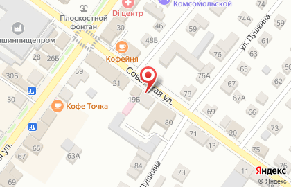 Компания по аренде помещений на Советской улице на карте