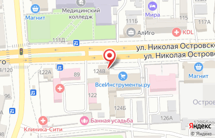 Кухонная студия Мария на улице Николая Островского на карте