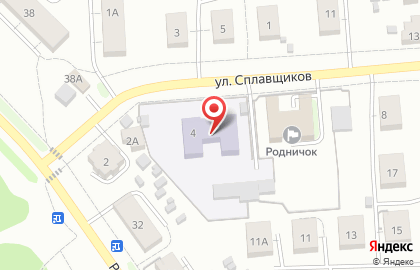Детский сад №84 в Костроме на карте