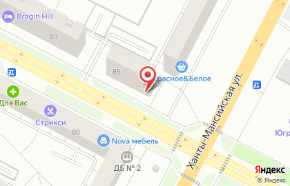 Банк Ермак в Нижневартовске на карте