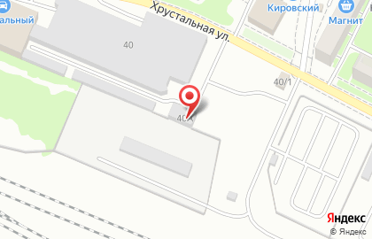 Торгово-установочный центр Автосфера на Хрустальной улице на карте