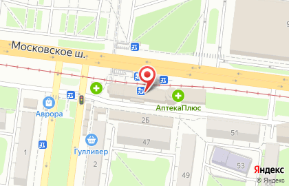 Магазин косметики и бытовой химии Рубль Бум на Московском шоссе на карте