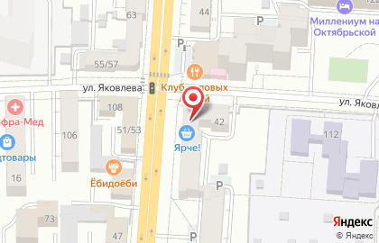 Сеть мини-пекарен в Центральном районе на карте