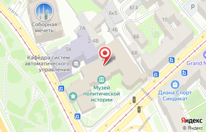 Спб. Государственный Морской Технический Университет на карте