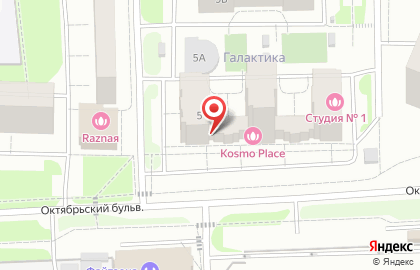 Магазин разливного пива Бочонок на Октябрьском бульваре на карте