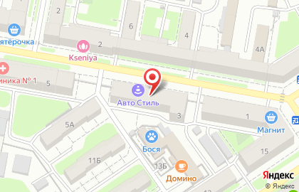 Мясная лавка на улице Маяковского на карте