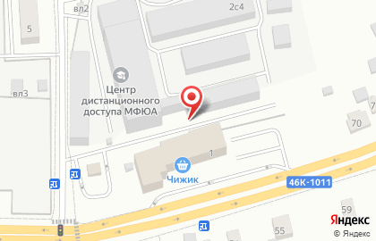 Автонео на карте