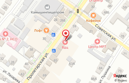 Медицинский центр ВДЦ в Красноармейском районе на карте