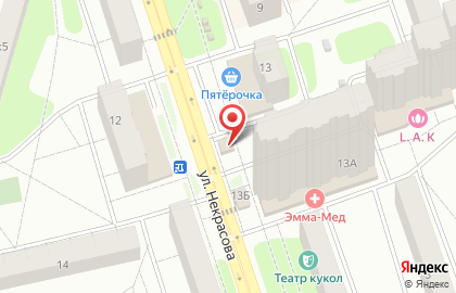 Продуктовый магазин, ООО Етд и Ко на улице Некрасова на карте