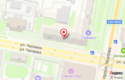 Салон Лиана на улице Чапаева на карте