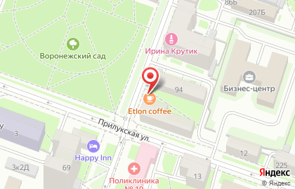 Кофе-бар Etlon coffee на Воронежской улице на карте