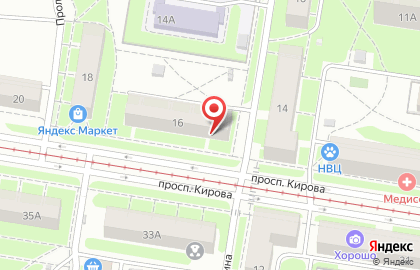 Магазин цветов на улице Кирова 16 на карте