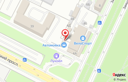 Автомойка в Санкт-Петербурге на карте