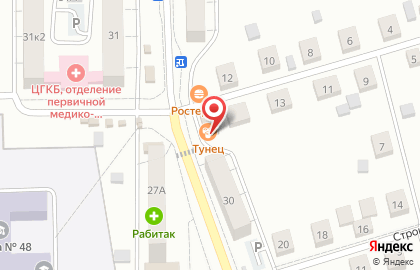 Суши-бар Тунец в Калининграде на карте