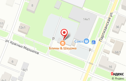Автостоянка в Архангельске на карте