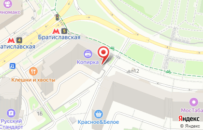 Магазин у дома Бристоль на Братиславской улице на карте