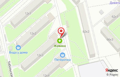 Магазин и киоск по продаже хлебобулочных изделий Вира в Кировском районе на карте