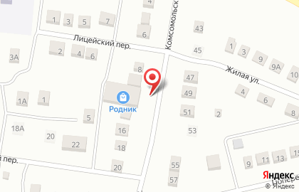 Магазин Родник на Комсомольской на карте