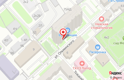 Производственно-торговая компания Престиж-М на улице Ольминского на карте