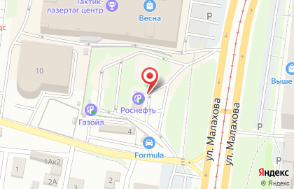 Банкомат Вбрр на улице Малахова на карте