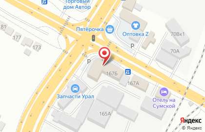 Стан на Сумской улице на карте