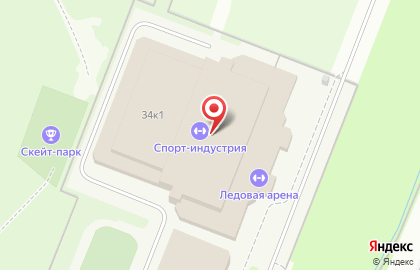 Ледовый дворец в Великом Новгороде на карте