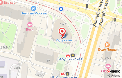 Перекресток Экспресс на Енисейской улице на карте