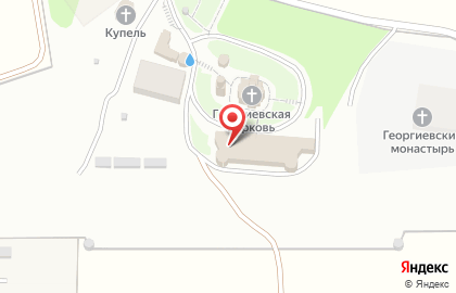Свято-Георгиевский женский монастырь на карте