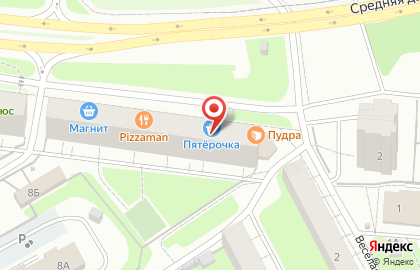 Супермаркет Пятёрочка на улице Революции, 4 на карте