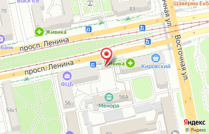 Киоск по продаже печатной продукции Роспечать в Октябрьском районе на карте
